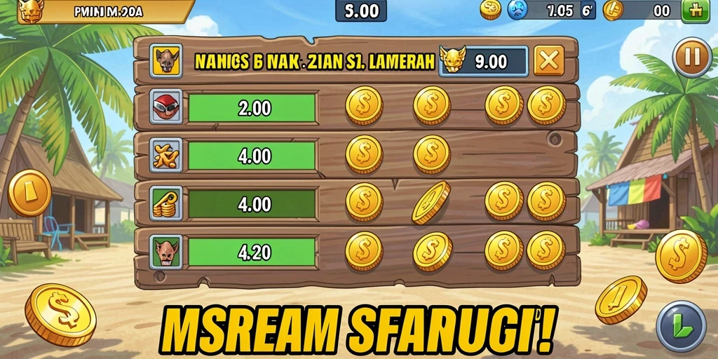 Tampilan menarik dari permainan slot terbaru.