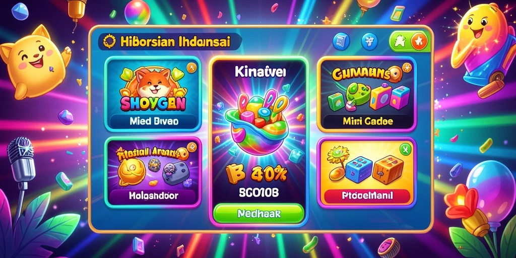 Tampilan awal yang menarik dan mudah dinavigasi.