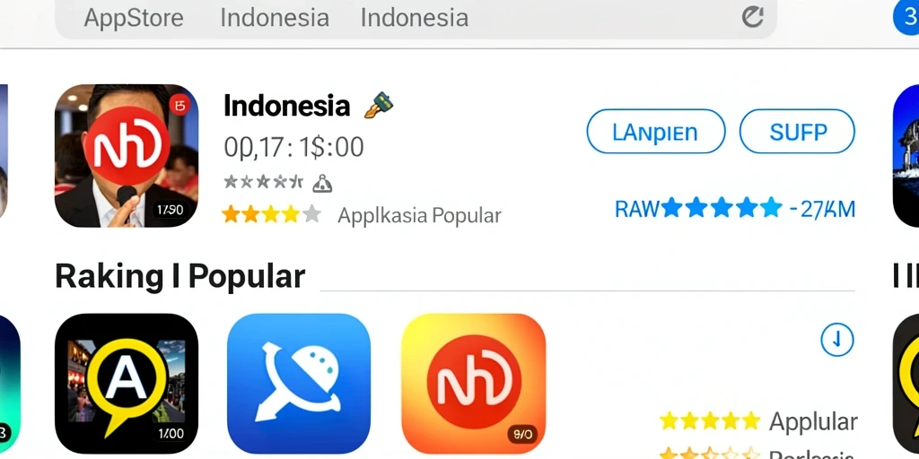 Tampilan antarmuka aplikasi yang menarik dan mudah digunakan.