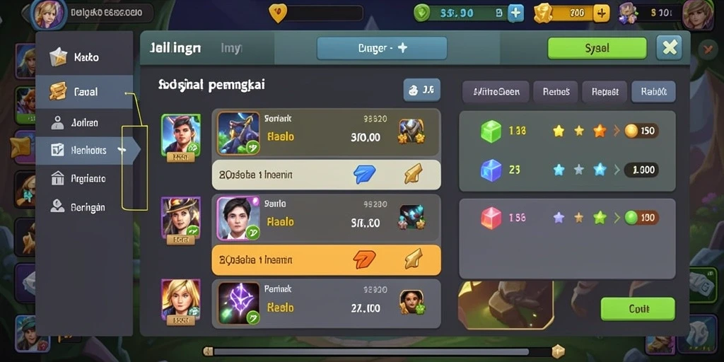 Tampilan antarmuka yang menarik dan mudah digunakan.