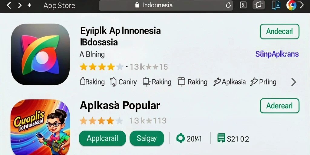 Tampilan awal aplikasi INDORP yang menarik.