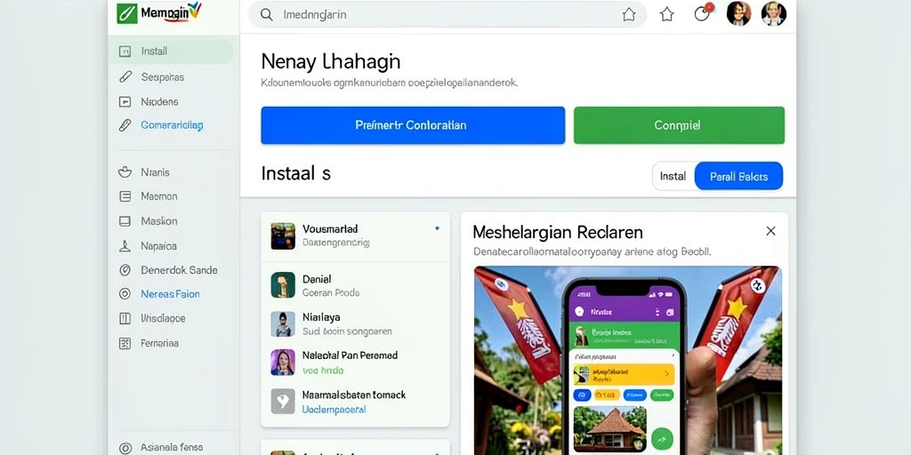 Tampilan antarmuka yang user-friendly.