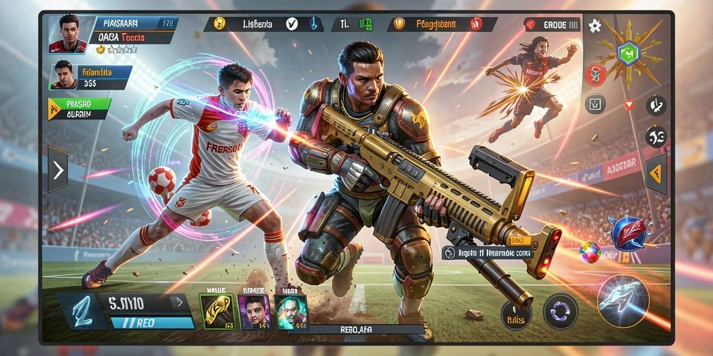 Tampilan awal QTGAME yang menarik dan memikat.