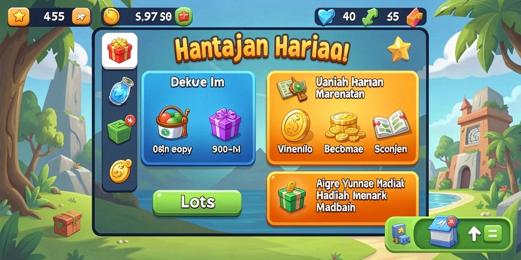 Tampilan antarmuka yang menarik dan user-friendly.