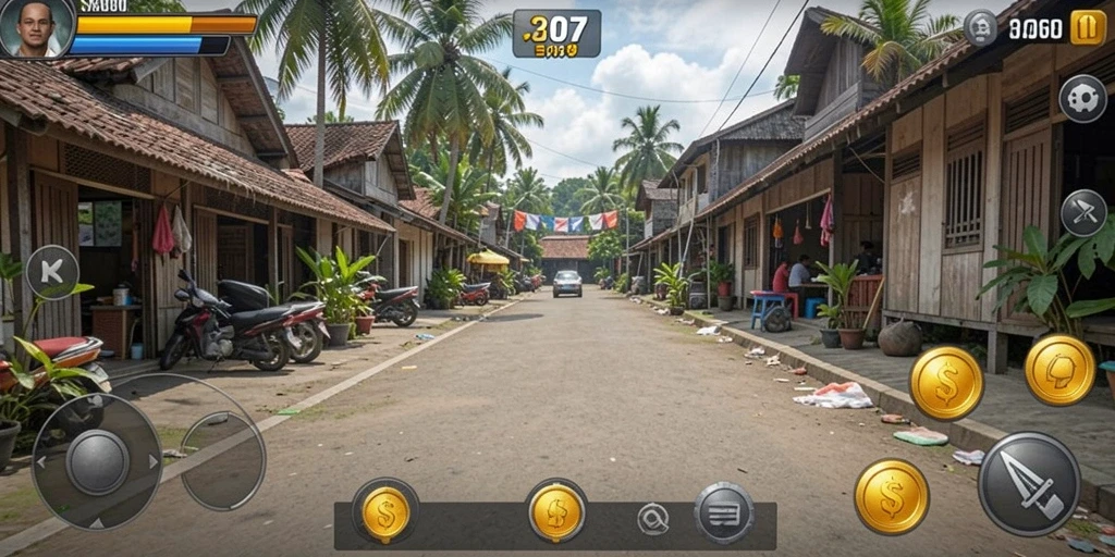 Tampilan awal aplikasi TGER123 yang menarik.