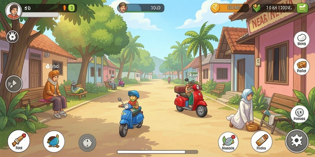 Screenshot menunjukkan tampilan utama permainan UNO4D.