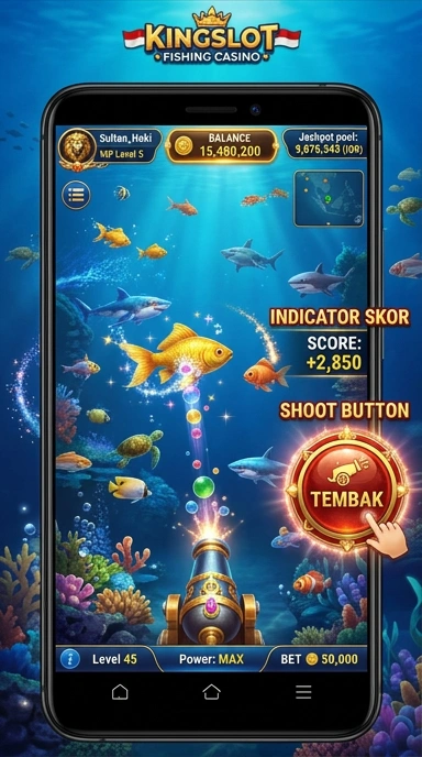Galeri pratinjau visual kingslot build APK resmi terbaru